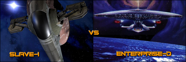 Slave I vs Enterprise D vs Acclamator Troop Transport