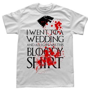 Red Wedding Game Of Thrones T-Shirt